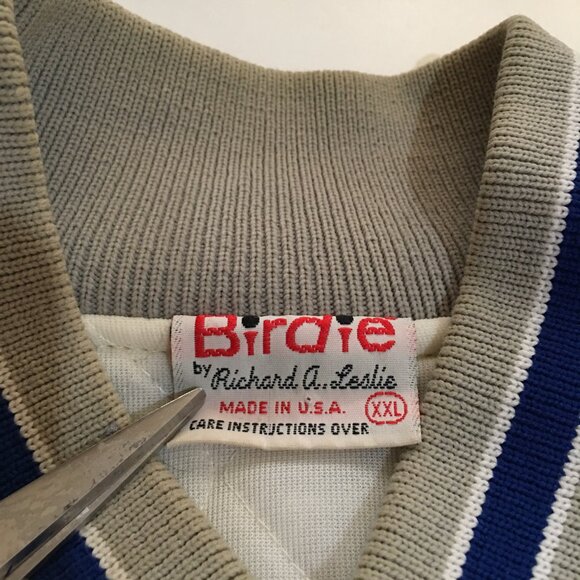 Vintage Dallas Cowboys Varsity Bomber Jacket Mens 2XL 90s Snap Button USA - Picture 7 of 14